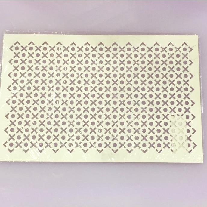 

Open DS] Martellato kini grill stencil square with round 30x20cm