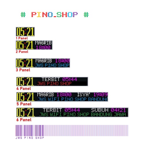 Kontroller JWS P10 RGB Khalifah