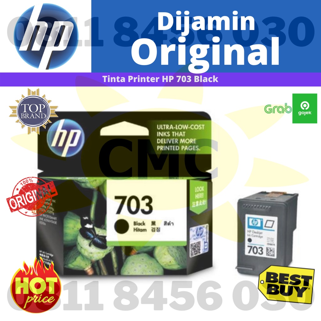 TINTA HP PRINTER 703 Black