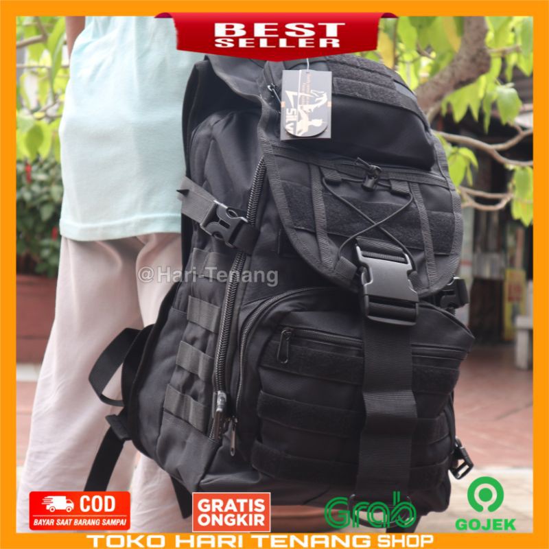 TAS RANSEL 9900 HITAM TAS PUNGGUNG TACTICAL IMPORT