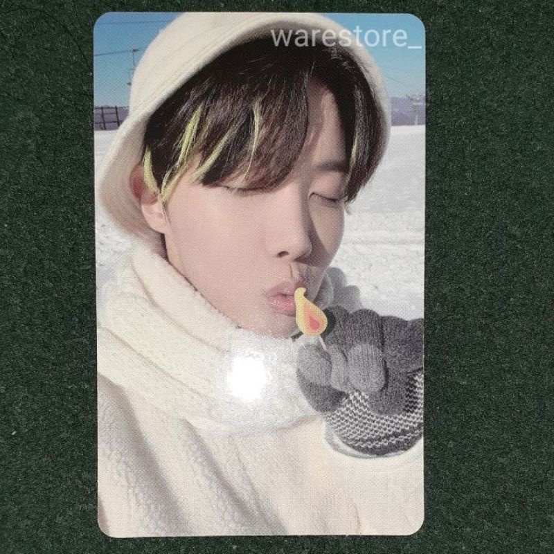 official pc photocard bts winpack 2021 jhope hobi hoseok winter package