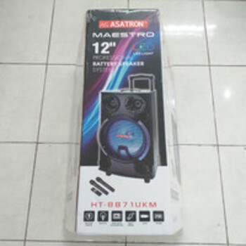 MAESTRO ASATRON HT-8871UKM FOR GOJEK/Speaker Portable Meeting 12 inchOKE***