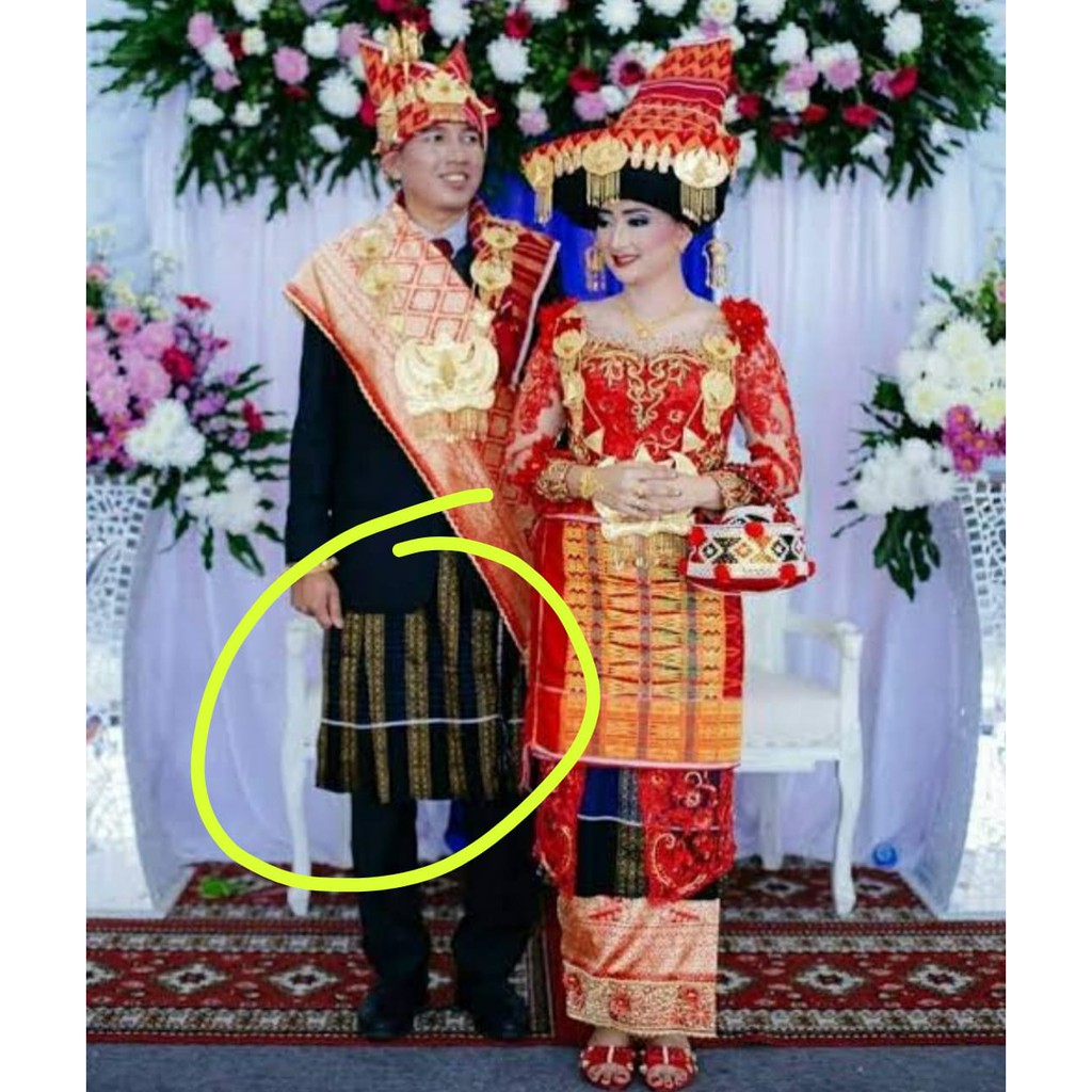 Ulos Julu Sutra Tenun Karo Asli