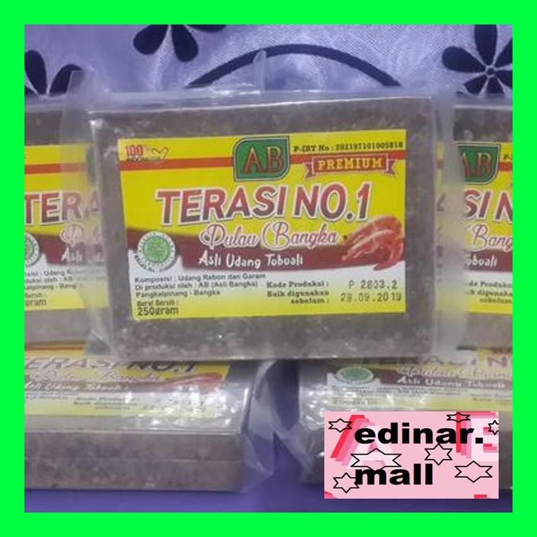 

50Siusbu Terasi Udang No 1 Ab 250 Gr Bangka Toboali Bud050S