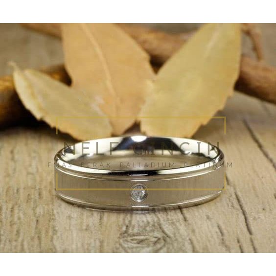 pernikahan Cincin Palladium Cincin Nikah Cincin Single Tunangan Kawin - 05 cincin kawin palladium