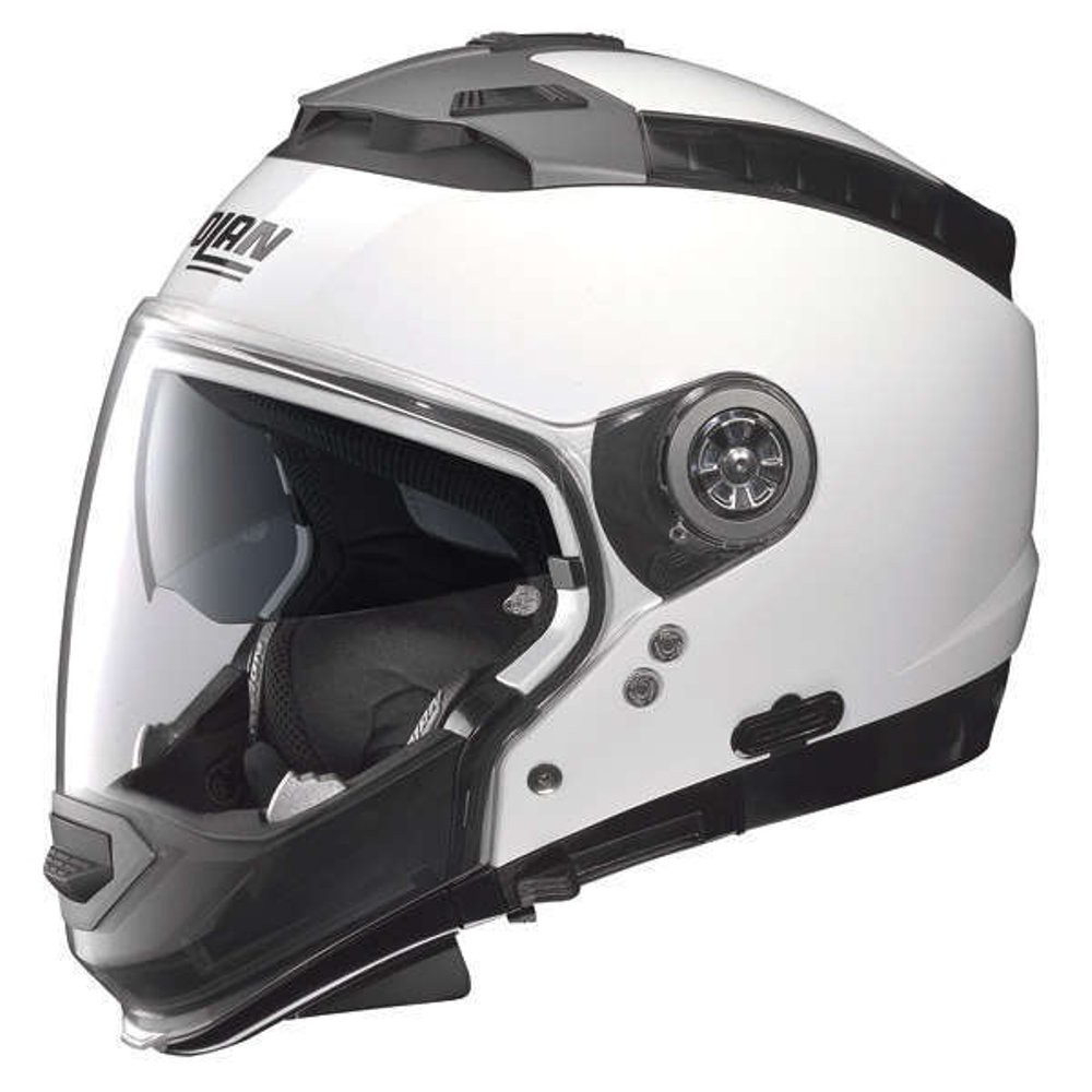 Helm Nolan N44 Classic Metal white model bisa diubah ubah Limited