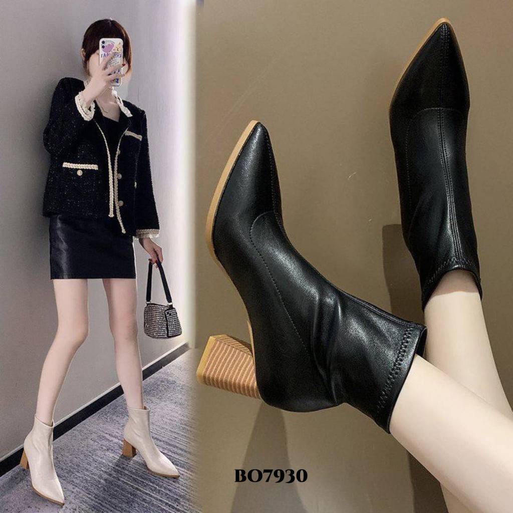 RESTOCK WYN SEPATU BOOTS FLAT KOREA BO7930