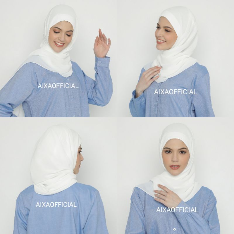 PASMINA 2 in 1 INER / PASHMINA + INNER /  PASHMINA / PASHMINA CERUTY (dijahit dengan innernya)-5