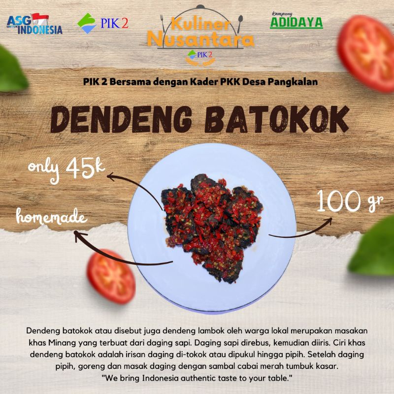 

Dendeng Batokok Daging Sapi