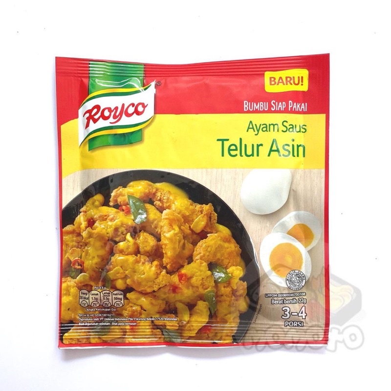 

Royco Ayam Saus Telur Asin Salted Egg Chicken 22 gram HALAL