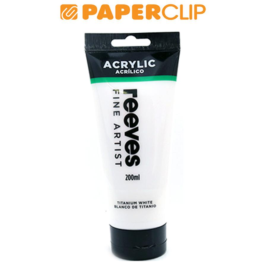 

ACRYLIC REEVES 200ML TITANIUM WHITE 0008580RVS