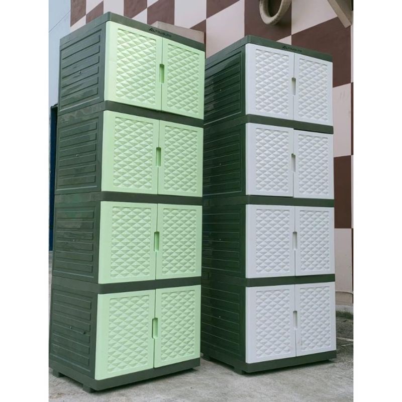 Lemari Pakaian Plastik Fawsline anak kos Murah kokoh