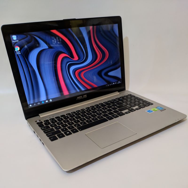 laptop Touchscreen layar lebar asus vivobook s551lb - core i7 - Dual vga Nvidia GT740m - 15.6 inc