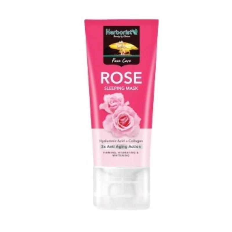 Herborist Rose Water 100ml/air mawar herborist/Milk Cleanser/Facial Wash/Sleeping Mask