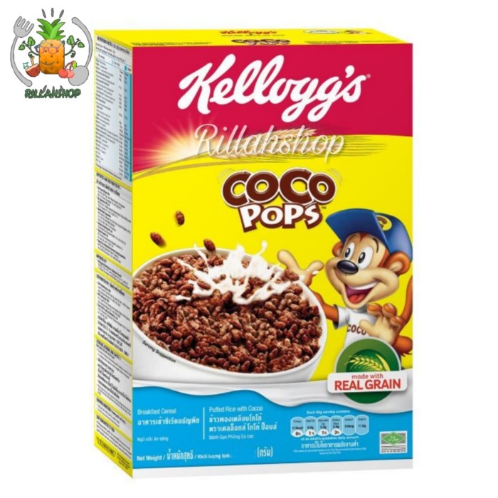 

Kellog's Coco Pops With Real Grain 400g