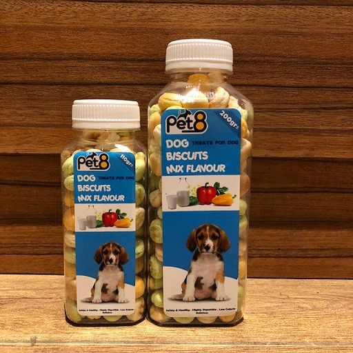 

PET8 Snack Anjing Dog Round Biscuit ( Snack) 110gr