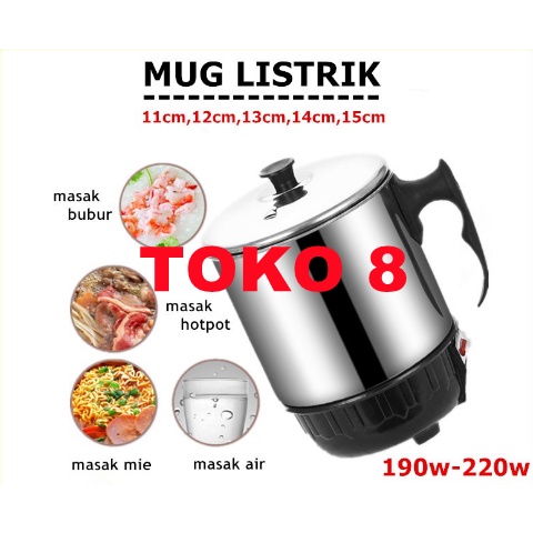 Mug listrik /teko listrik /electric heating cup