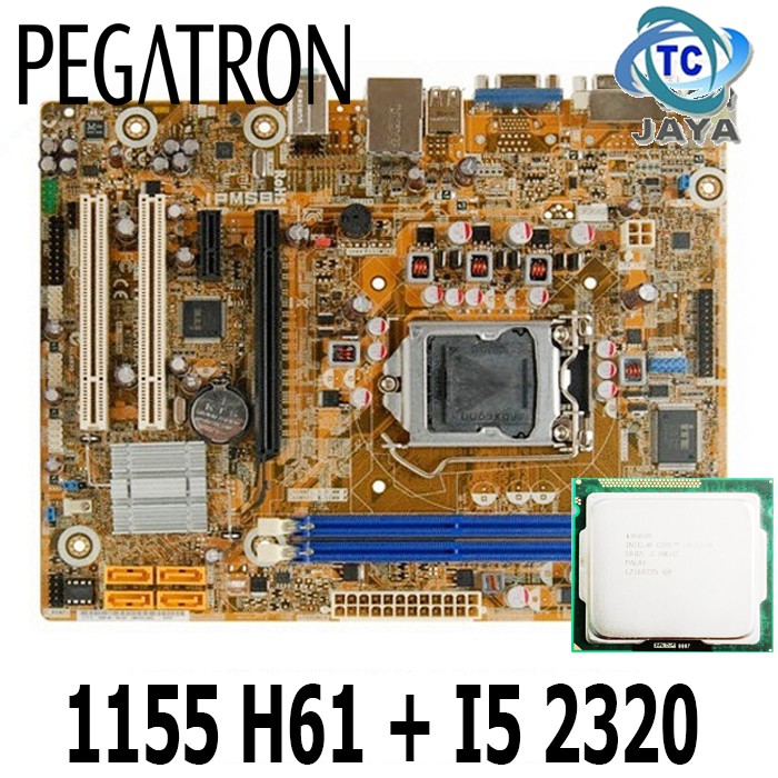 Mobo Intel LGA 1155 H61 PEGATRON PLUS Processor core i5 2320