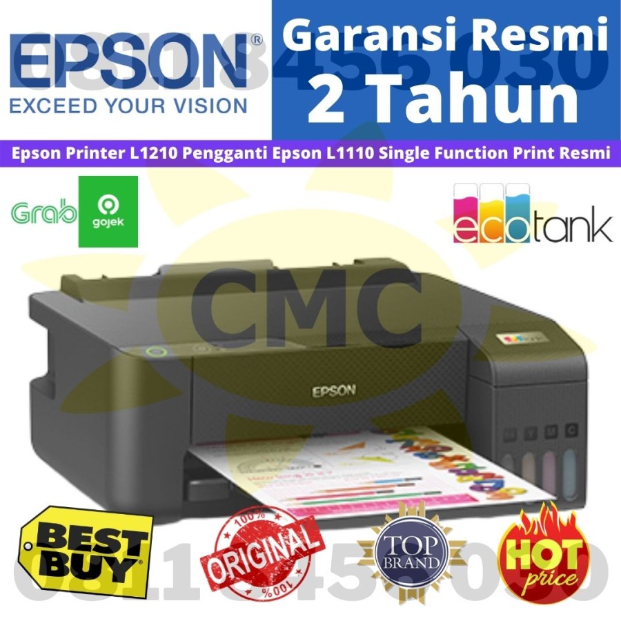 Printer Epson L1110 L1210 pengganti Epson L310 Resmi
