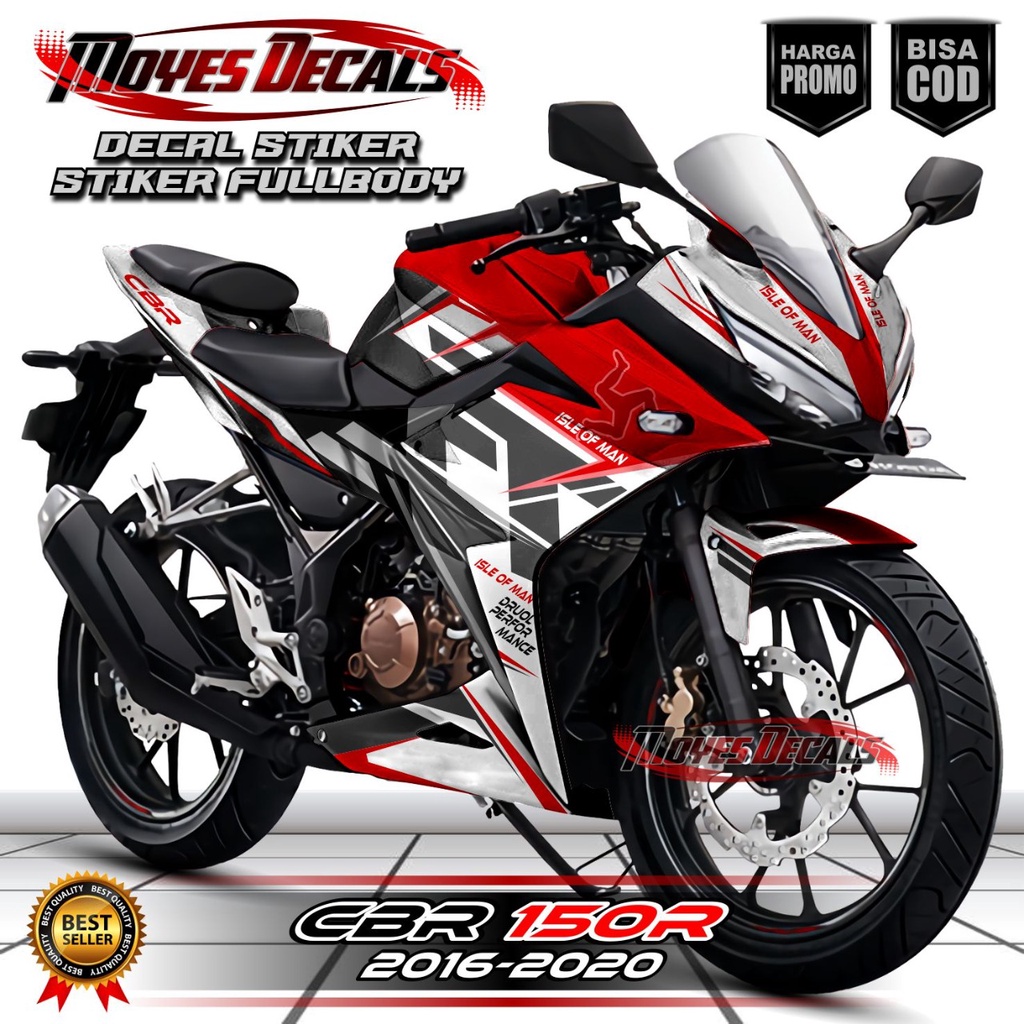 (COD) DECAL CBR150R FACELIFT - DECAL CBR 15OR - DECAL CBR 150R NEW / STICKER CBR 150R RACING