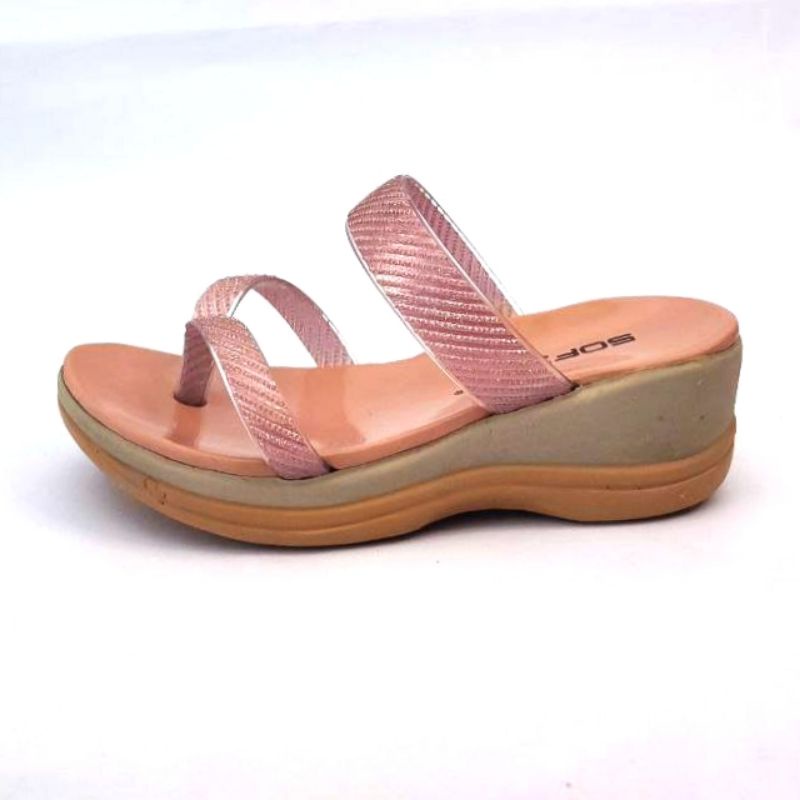 sandal anak perempuan wedges japit slop | sandal party anak cewek