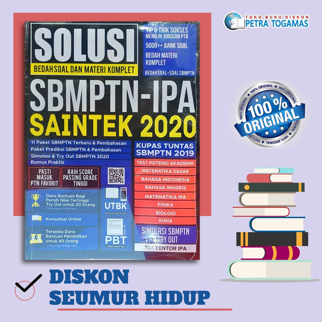 Solusi Bedah Soal Dan Materi Komplet Sbmptn Ipa Saintek Sbmptn Ips Soshum 2020 Shopee Indonesia