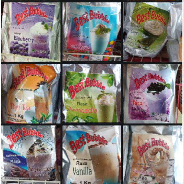 

BEST BUBBLE Ice Blended Powder / Minuman Bubuk Aneka Rasa 1KG