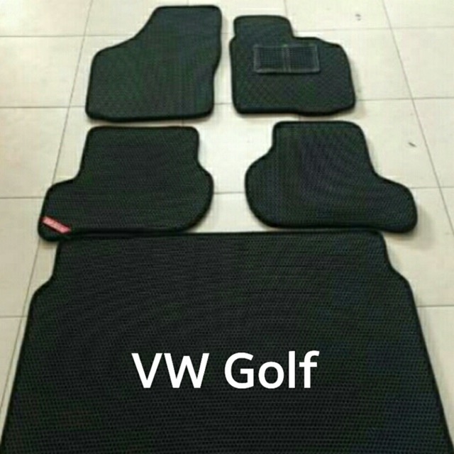 Karpet Mobil VW Golf Full Bagasi 2 Lapis