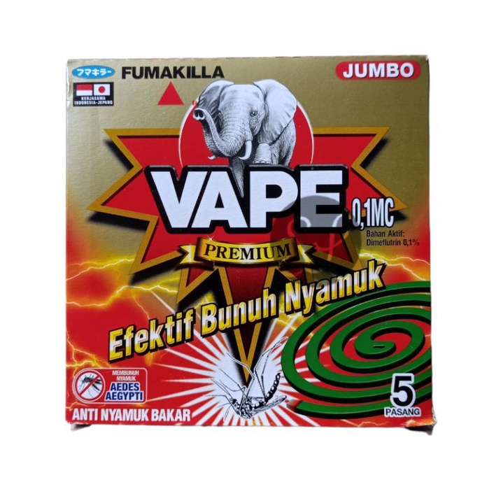 Vape Obat Nyamuk Bakar Fumakila Jumbo / Vape Jumbo Berasap Premium