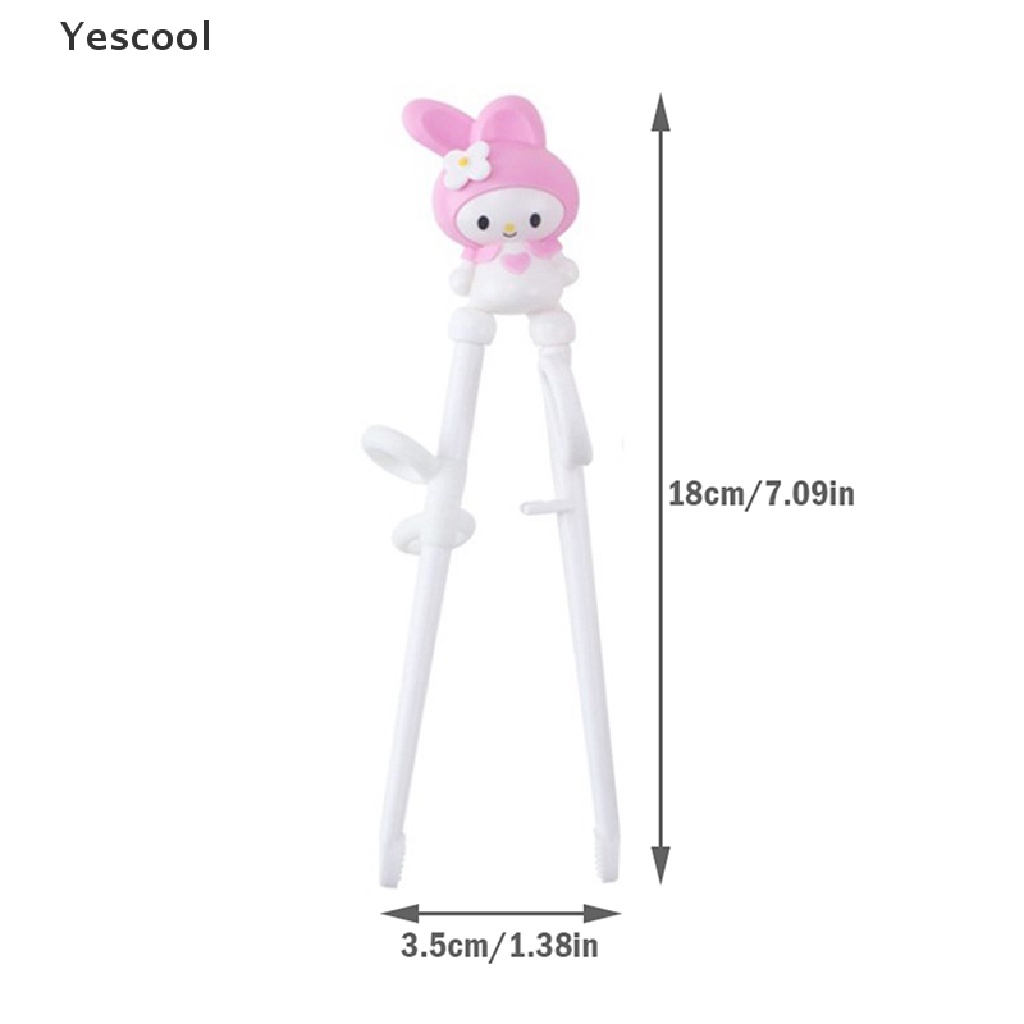 Yescool ABS Children's Practice Chopsticks Correct Creative Cartoon Learning Chopsticks .