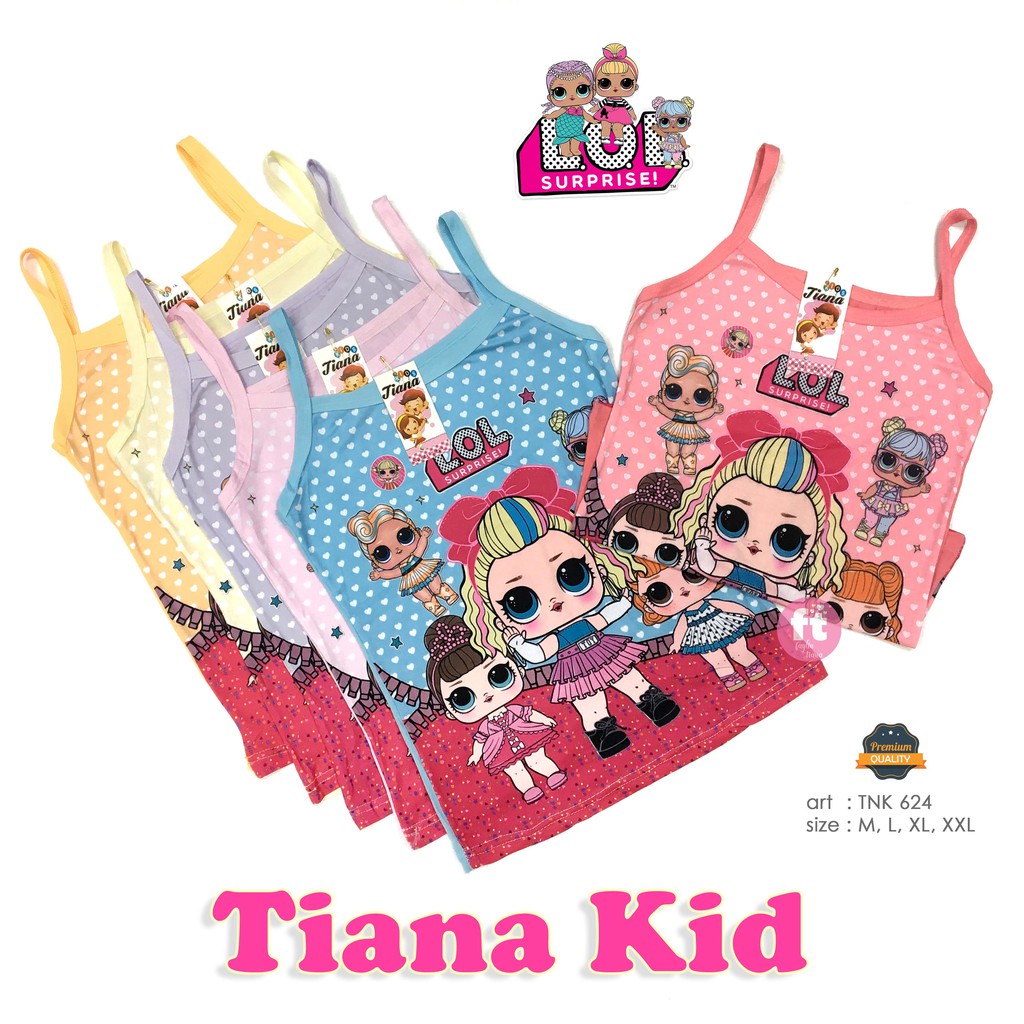 Tanktop Anak Tiana Kids Motif Karakter - Atasan Anak Motif Karakter Kartun