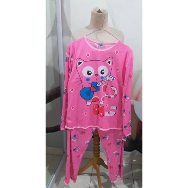 Baju tidur pp bahan spandek impor