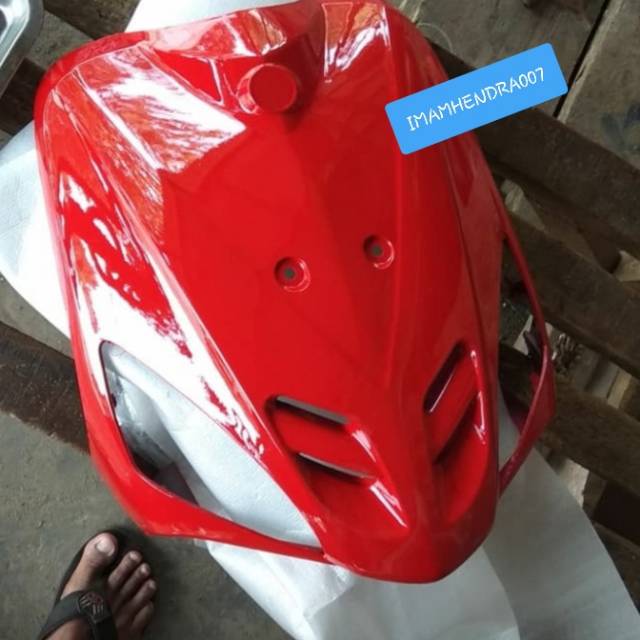 Tameng yamaha mio sporty merah
