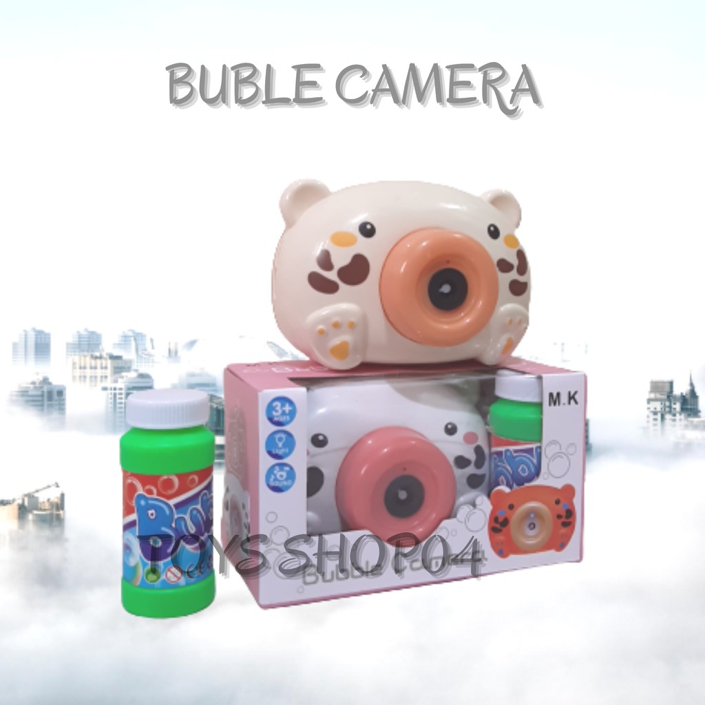 Mainan Anak Bubble Camera FREE Batre 3 pcs