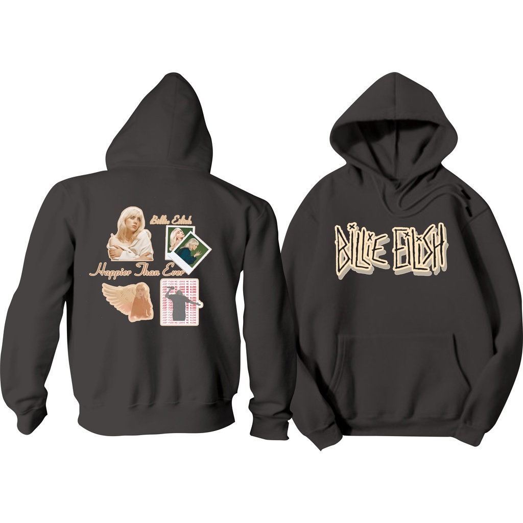 Hoodie Jumper Billie Eilish FULL SABLON DEPAN BELAKANG FOTO DTF