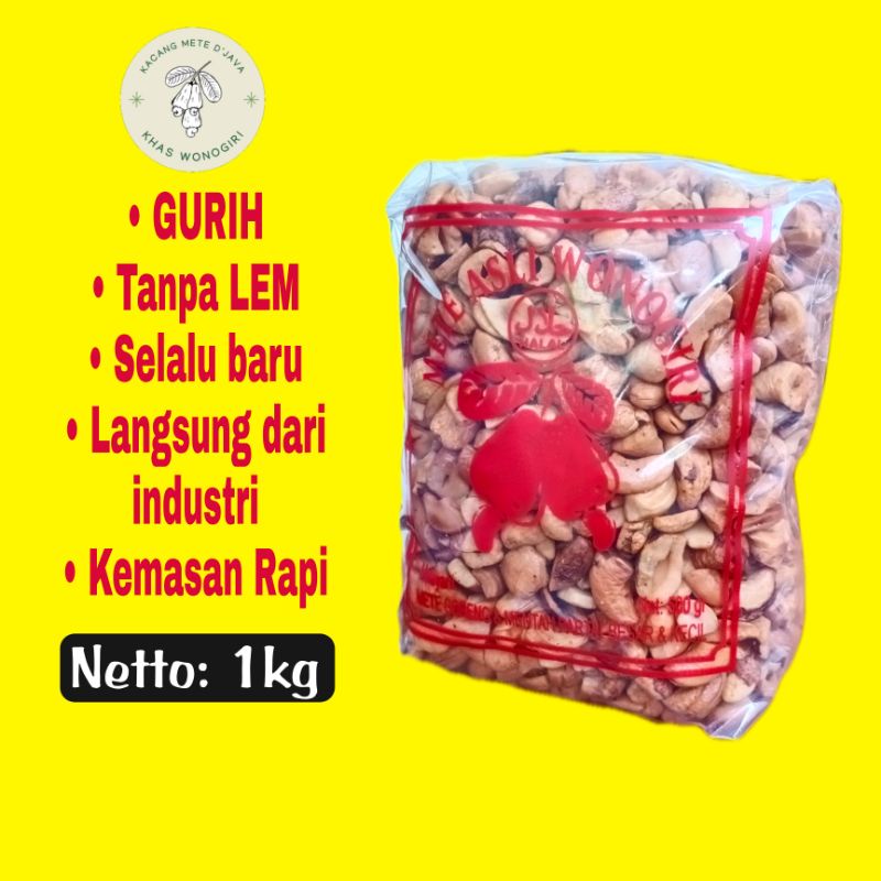 

KACANG METE KHAS WONOGIRI 1KG
