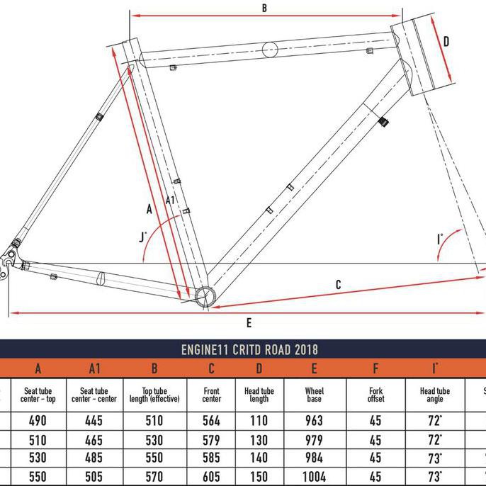 Jual Frameset Engine 11 Crit D Road Blast Orange Al6069 Shopee Indonesia