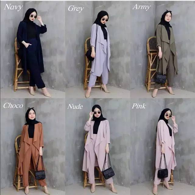 Baju Murah/Setelan Cardigan Pinguin