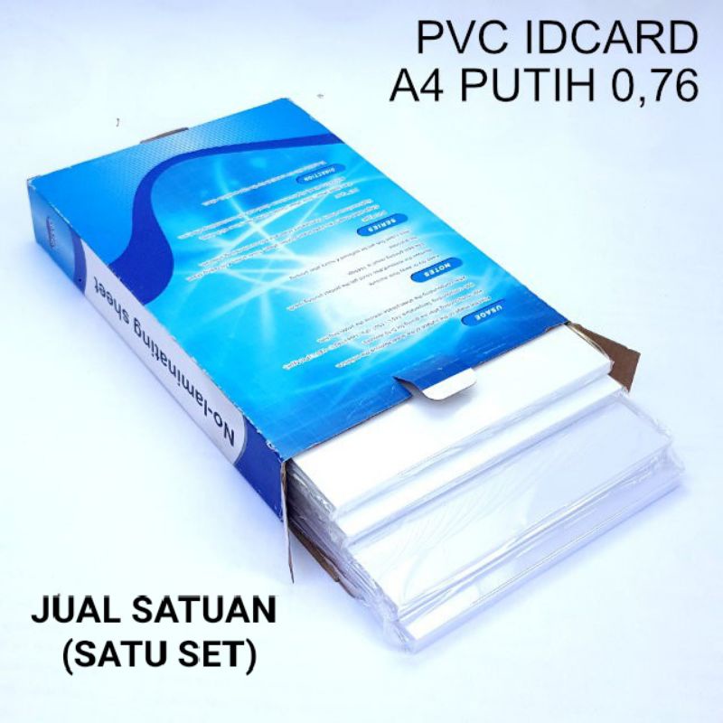 

PVC bahan id card instan ketebalan 0,76mm/bahan id card instan