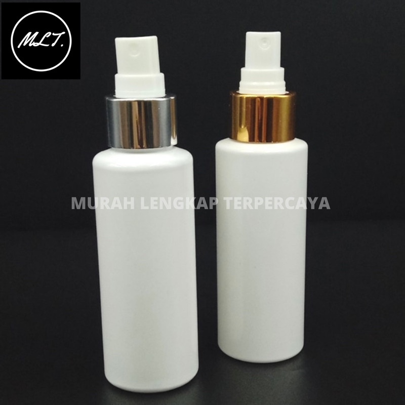 BOTOL SPRAY 100ML RF SPRAY SILVER FULLCAP GOLD SILVER 100 ML FULL CAP