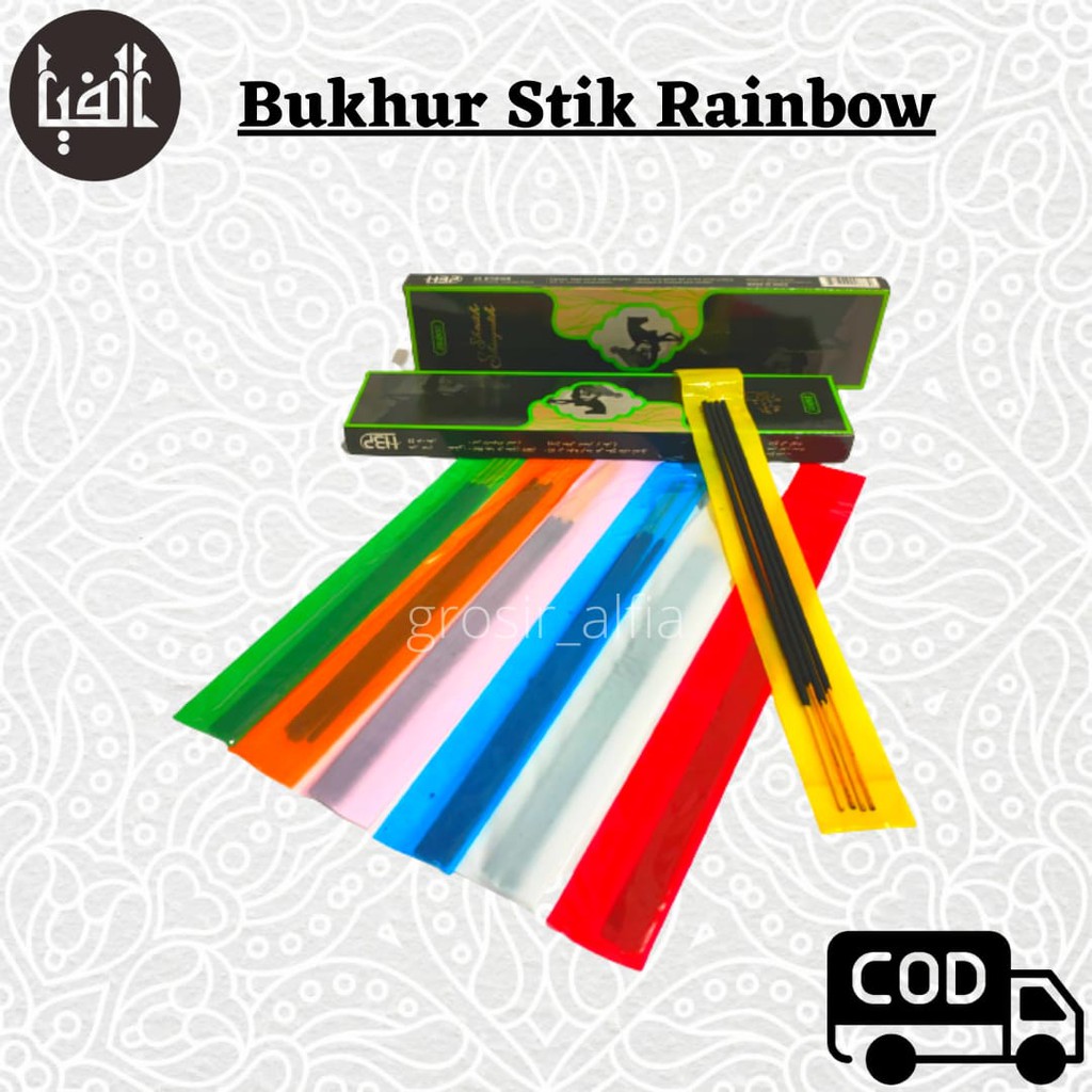 Bukhur Stik Buhur Rainbow Bakhour Lidi Albakrie Dupa Pengharum Ruangan