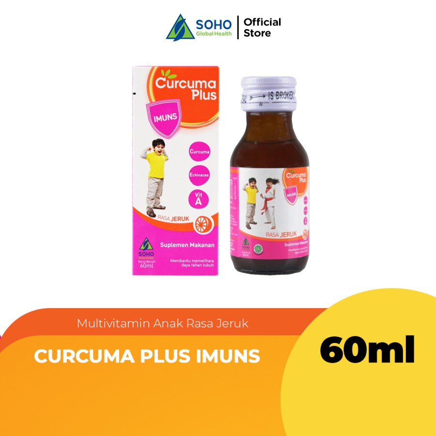 

Curcuma Plus Imuns Multivitamin Anak Rasa Jeruk 60ml