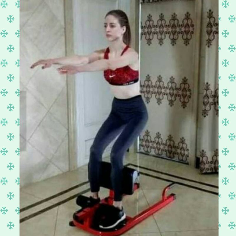 Alat Fitness Simple Squat Scoth Machine