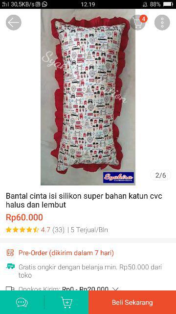 Bantal Cinta Jumbo