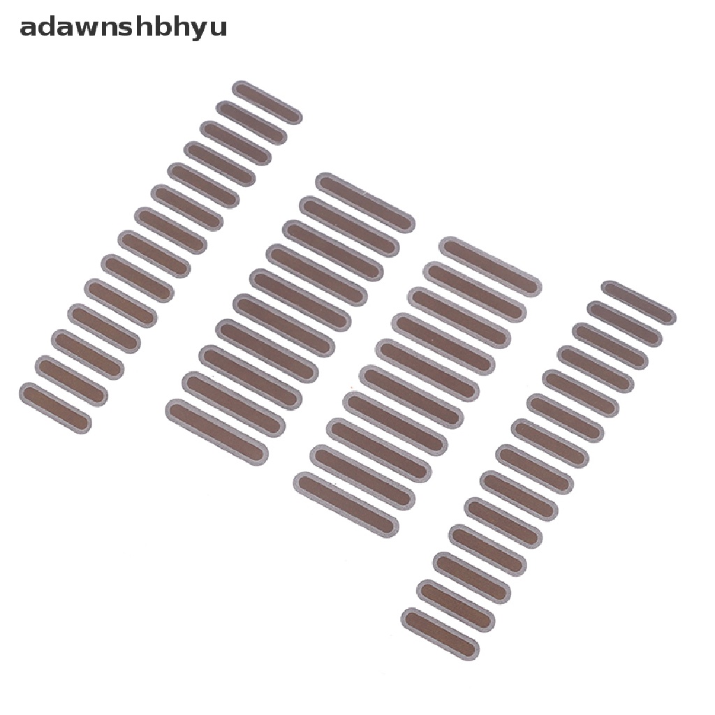 Adawnshbhyu 24Pcs Speaker Ponsel Universal Tahan Debu Stiker Lubang Suara Handset Net