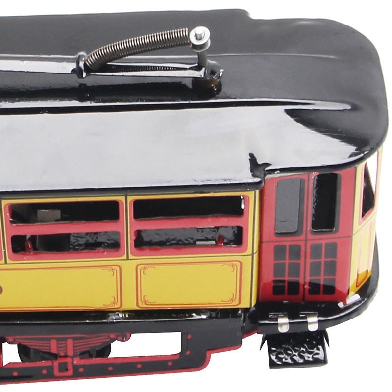 Mary Retro Wind Up Trem Cable Bus Jarum Jam Streetcar Mainan Vintage Koleksi Anak Hadiah