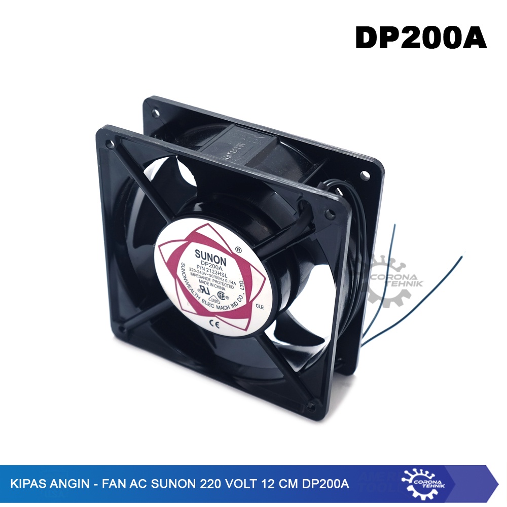 Fan AC Sunon 220 Volt 12 cm DP200A - Kipas Angin