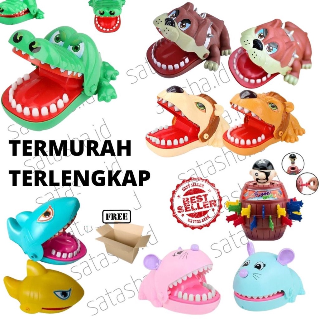 mainan buaya gigit jari mainan prank buaya gigit buaya buayaan murah