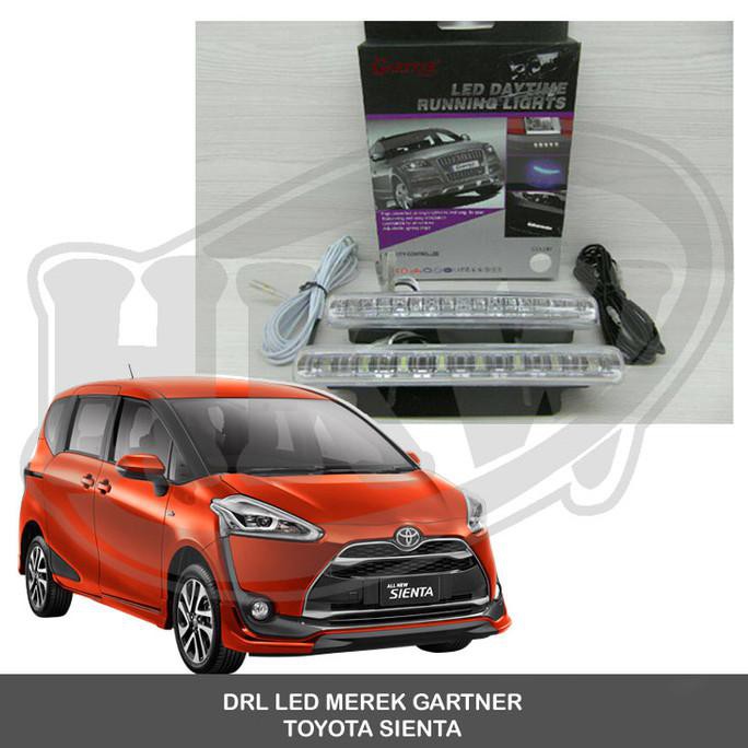 LAMPU LED DRL MOBIL  MEREK  GARTNER TOYOTA  SIENTA Lampu 