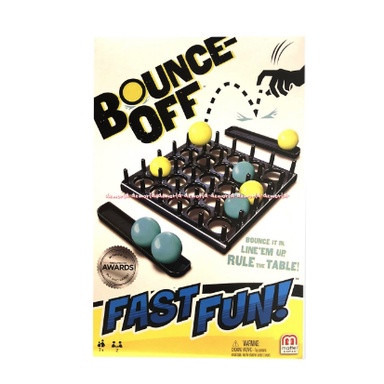 Bounce Off Fast Fun Permainan Rule And Table Bounce off fast fun Mattel permainan strategi anak Bounceoff